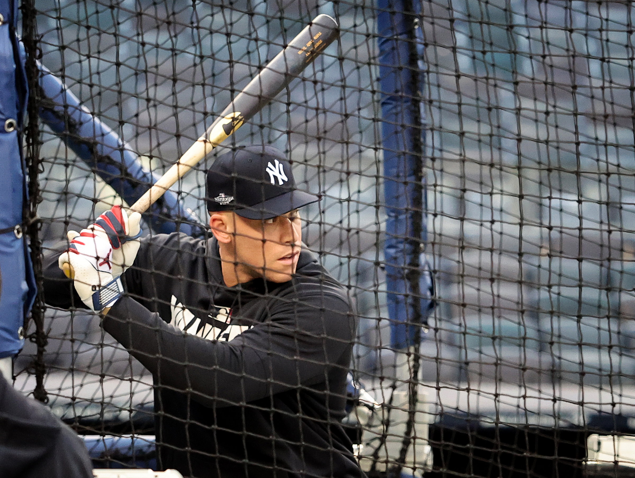 Aaron Judge during Batting Practice